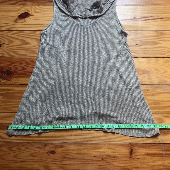 Altar’d State Beige Cowl Neck Sleeveless Top, XL - Picture 7 of 11